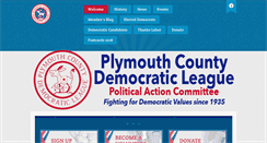 Desktop Screenshot of plymouthcountydems.org