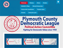 Tablet Screenshot of plymouthcountydems.org